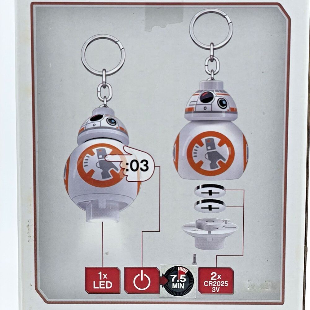 LEGO Star Wars BB-8 LEDLITE Keychain Light New In Box - Picture 2 of 13